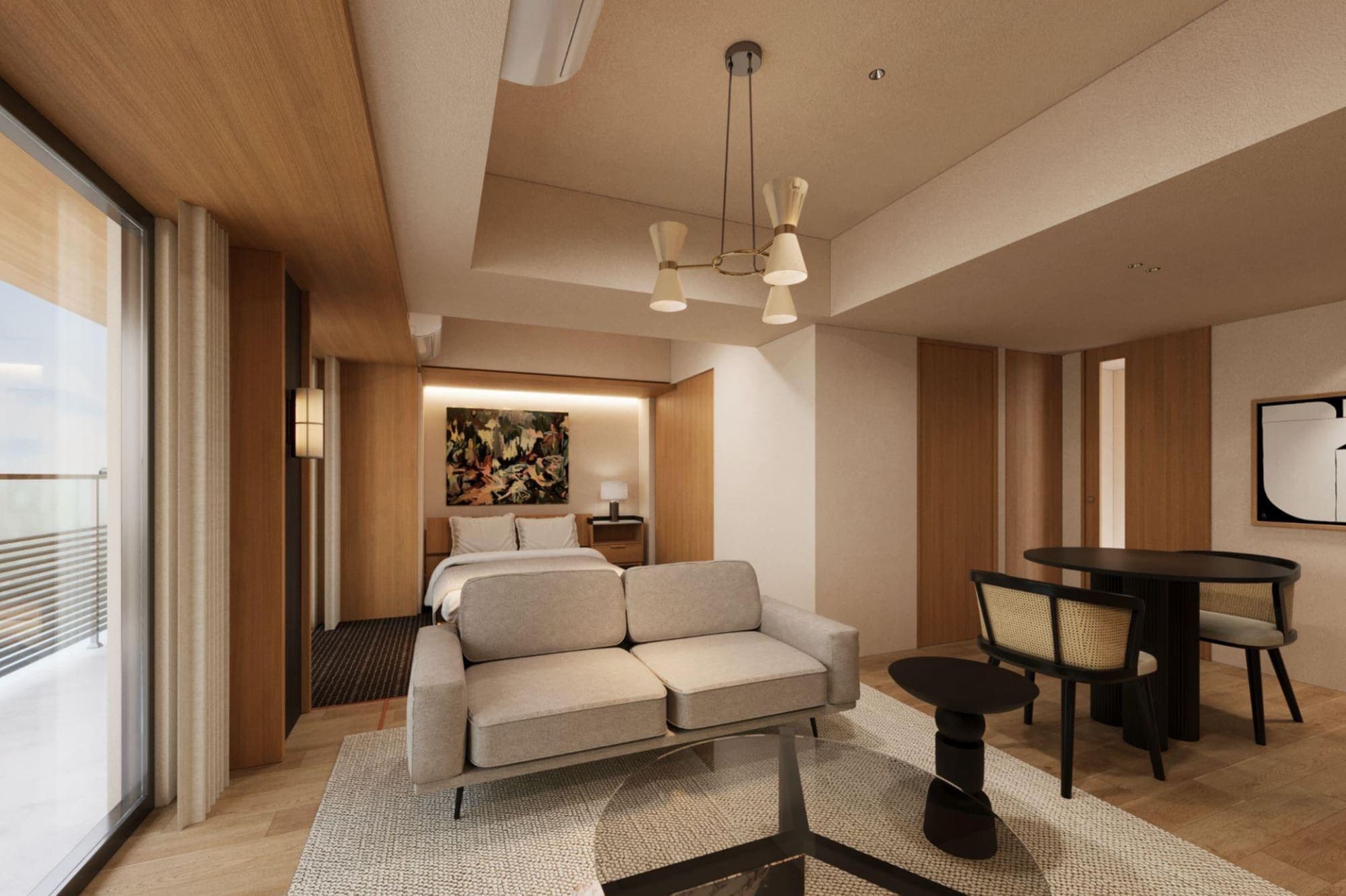 KYO Residence Ginza Tsukiji — interior render