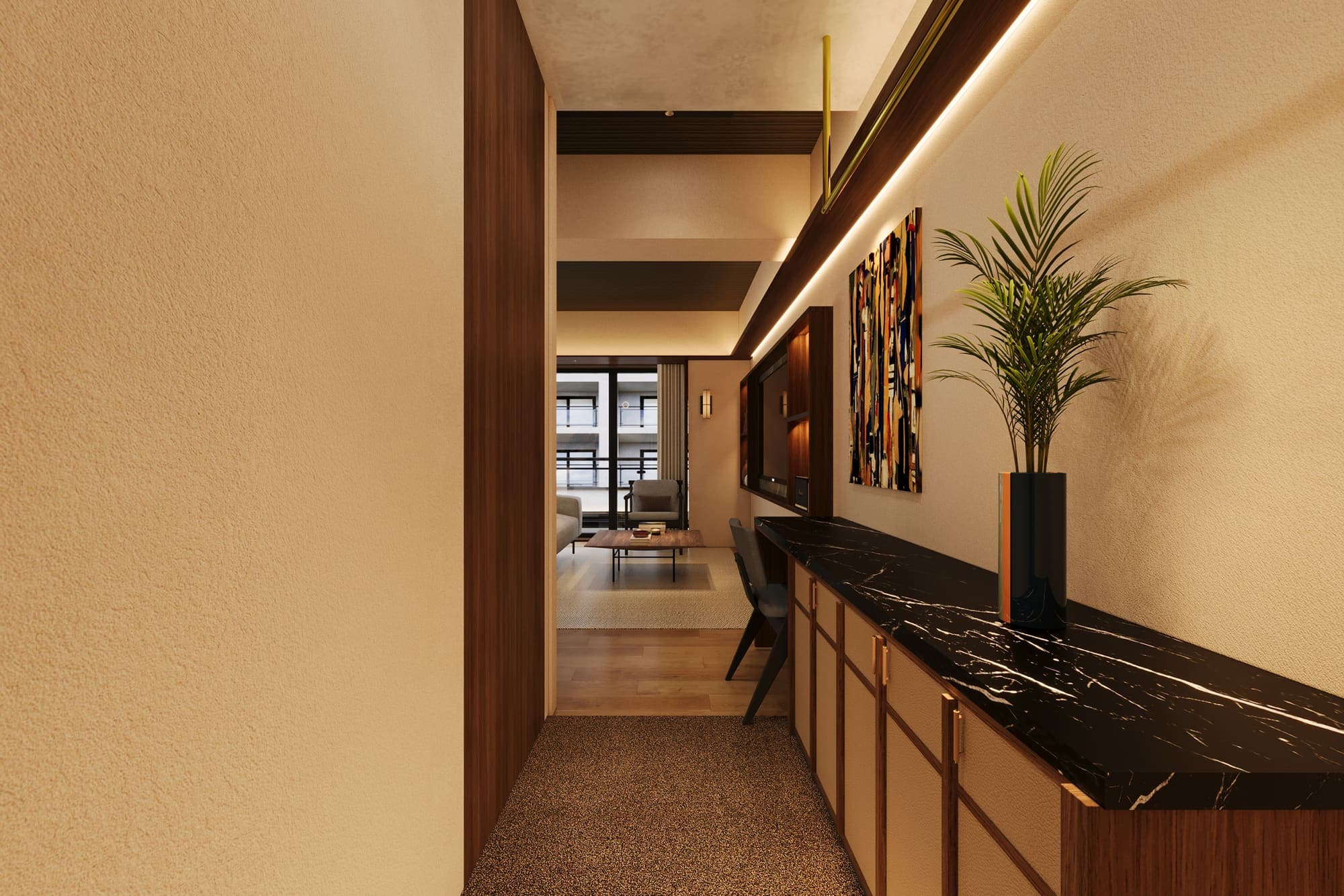 Residence entrance hallway