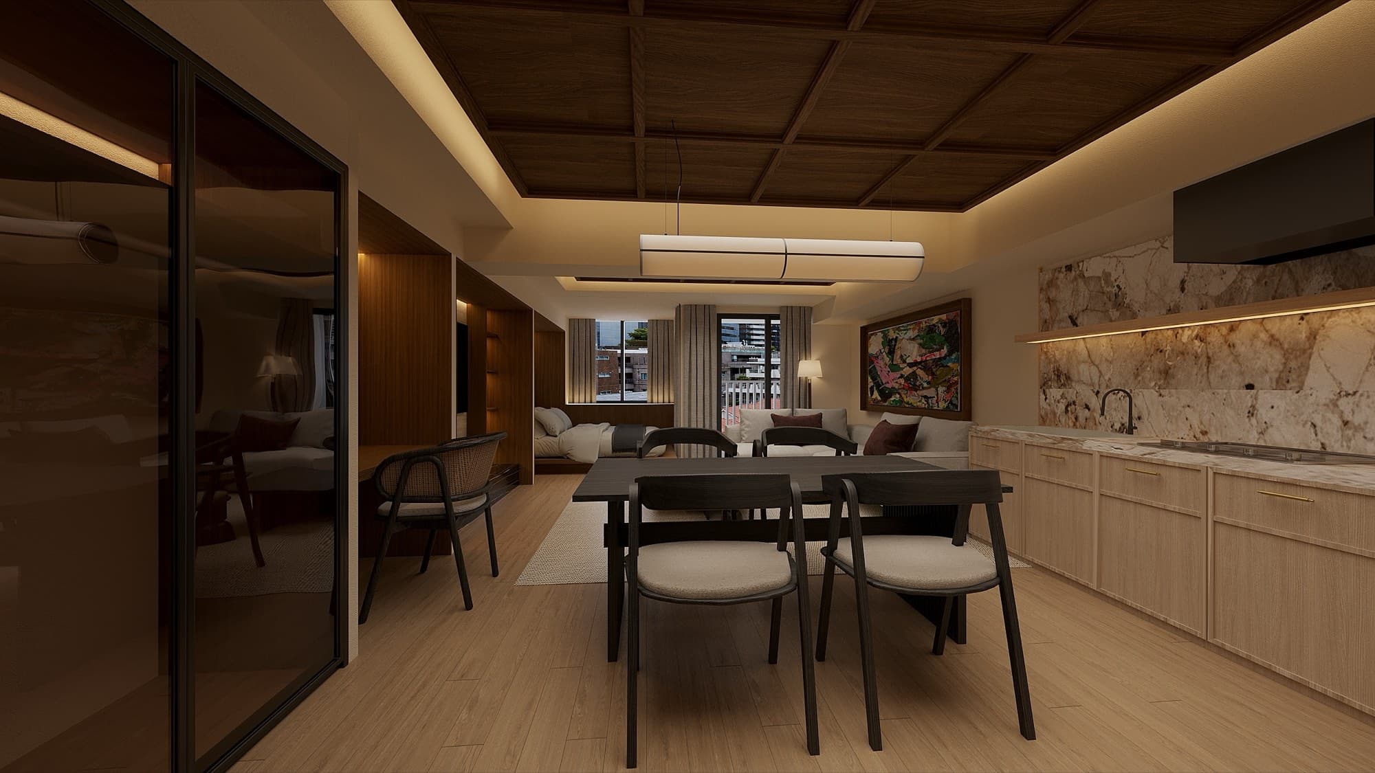 KYO Residence Shirokane — interior render