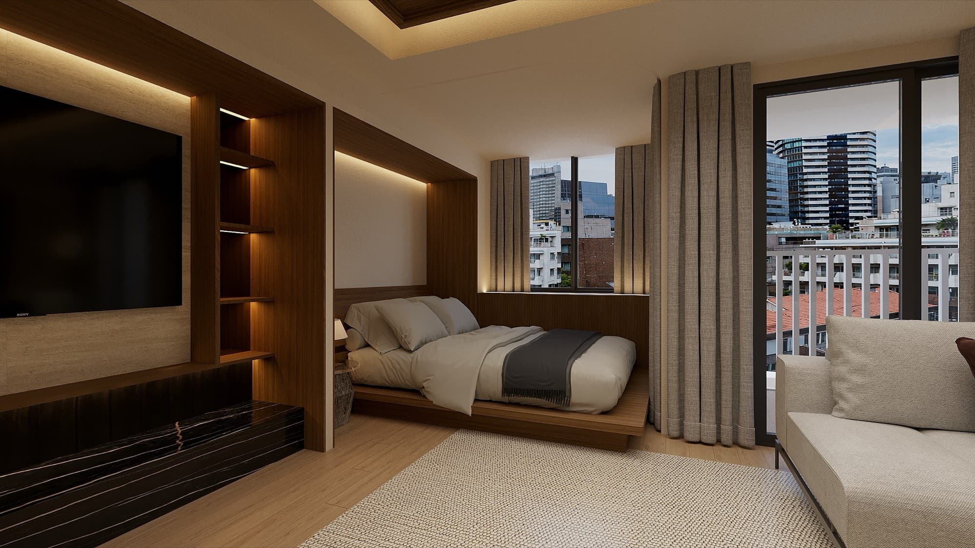 KYO Residence Shirokane — interior render
