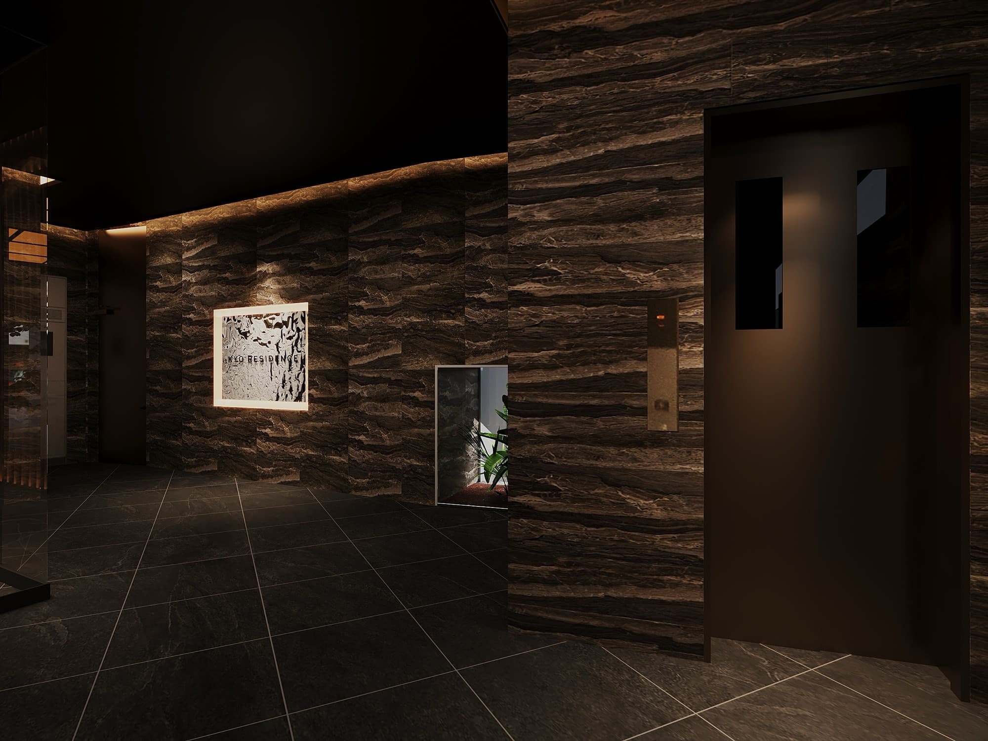 KYO Residence Shirokane — interior render