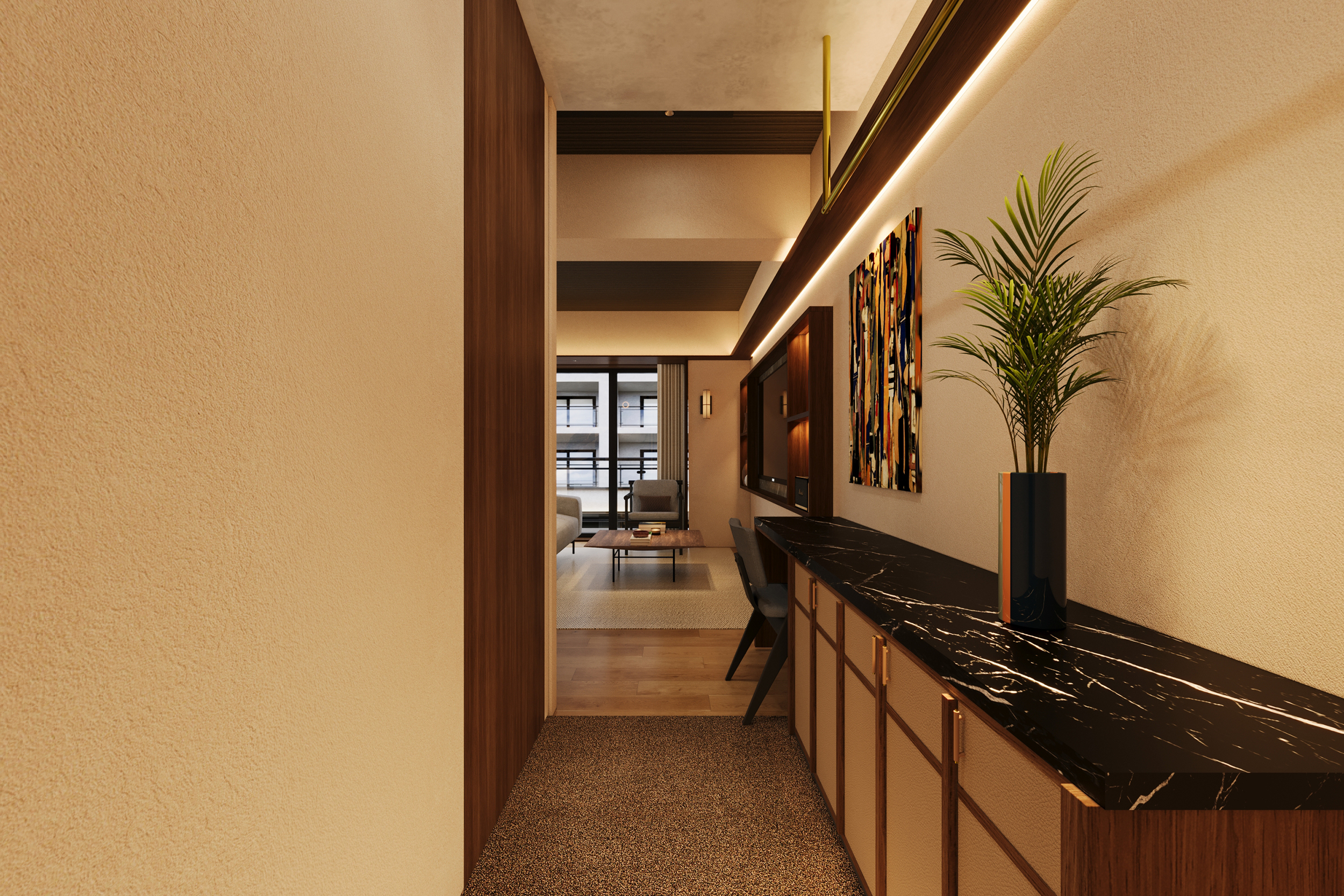 Residence entrance hallway